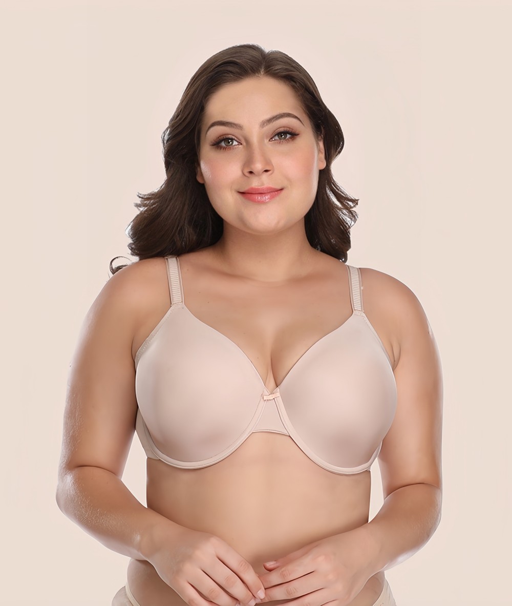 3 Pack Женская косточках Push Up Бюстгальтер Бесшовные Комфорт Футболка Плюс Размер Бюстгальтер